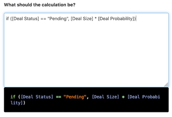 Custom Field Scripting Example