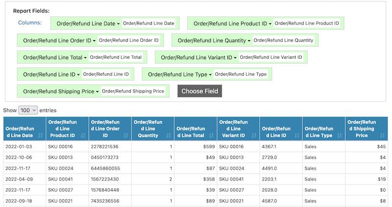 Report Source Setup